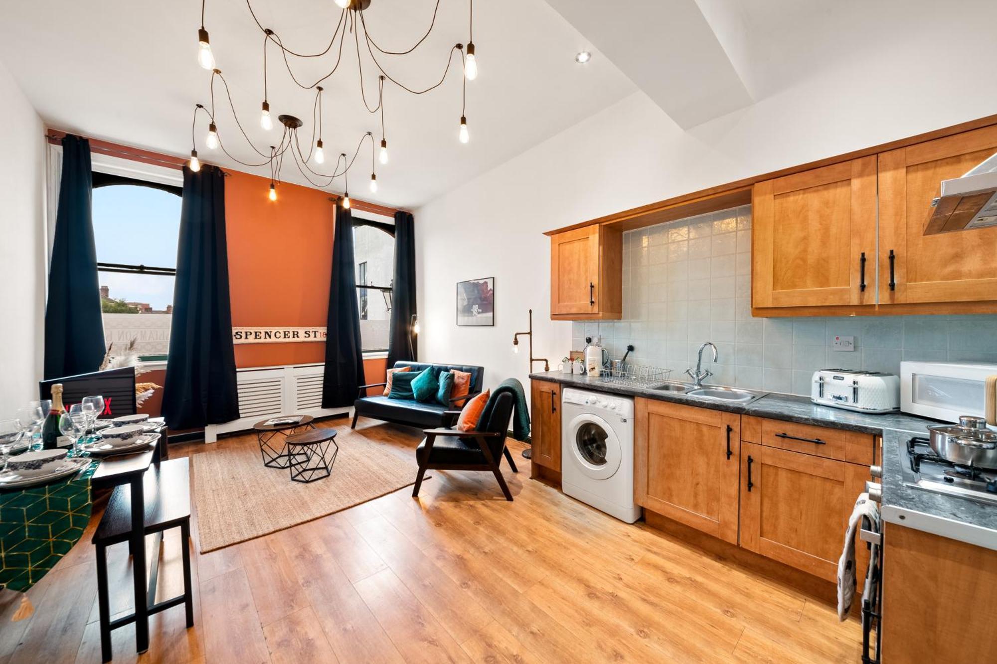 Spacious Birmingham City Apartment 外观 照片
